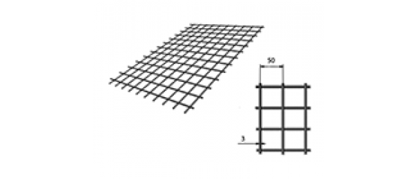 Сетка сварная (дорожная) 50х50х3мм 1х2м купить с доставкой в Вороново